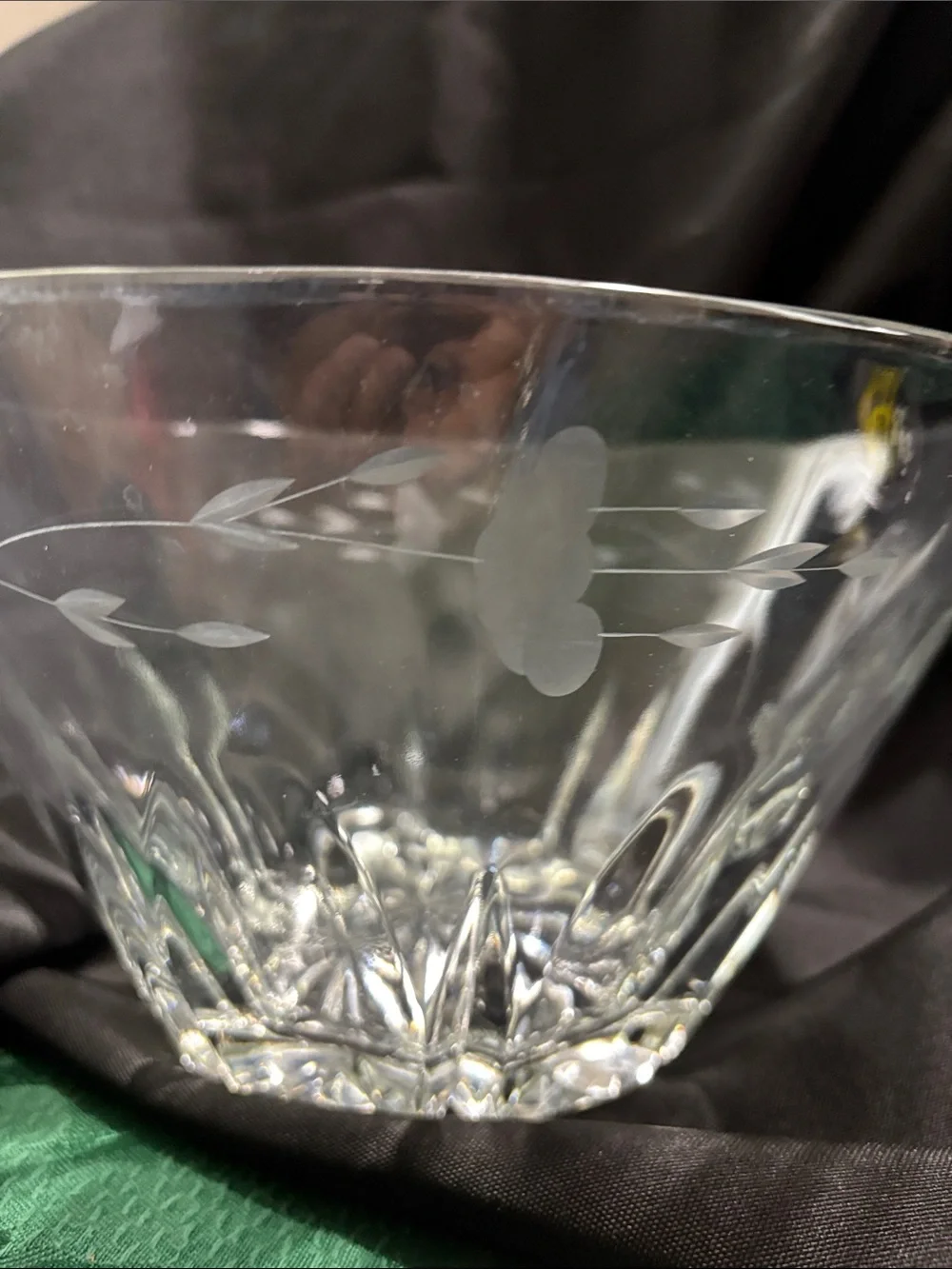Princess House Heritage Vintage Crystal Salad Bowl